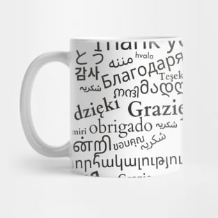 Thank you in all languages Mug